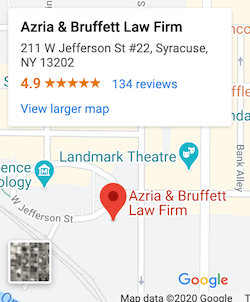 Directions to Azria & Bruffett Law Firm, Divorce, Criminal, and Traffic Lawyers